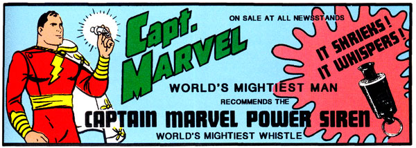 Captain Marvel's Power Siren Captain Marvel's Power Siren