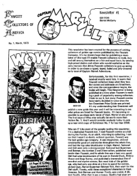  FCA - Fawcett Collectors of America #1