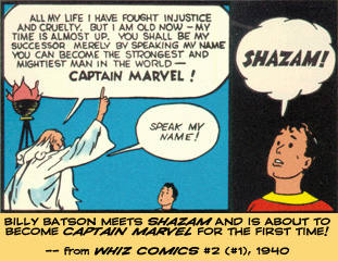 Billy Batson gets ready to become Captain Marvel for the first time!