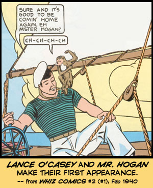 Lance O'Casey and Mr. Hogan make their first appearance.