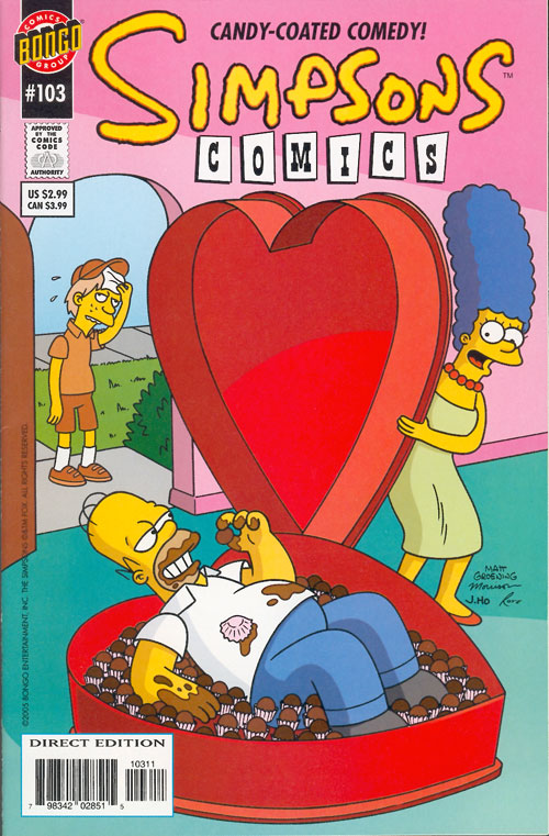 simpsons comics