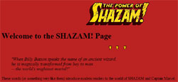 The Power of Shazam! Page