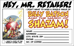 Billy Batson and The Magic of Shazam! Request