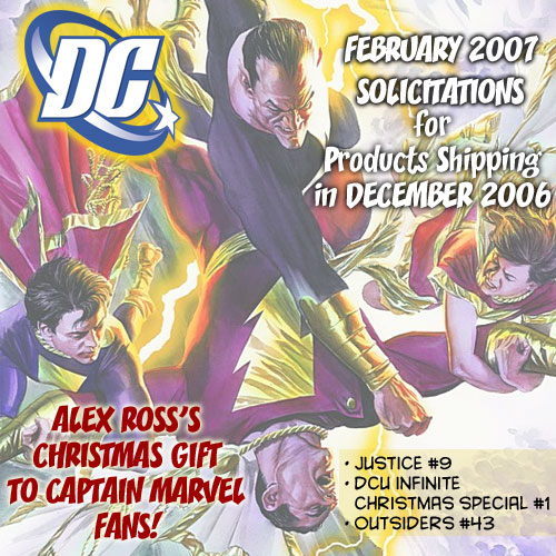 DC Marvel Family Solicitations for Product Shipping in December 2006