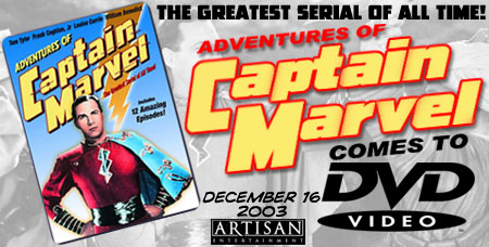 Adventures of Captain Marvel on DVD
