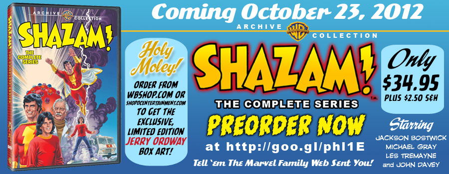 Jerry Ordway Exclusive DVD Box Art for Shazam! The Complete Series is Available for Preorder at the WB Shop! border=