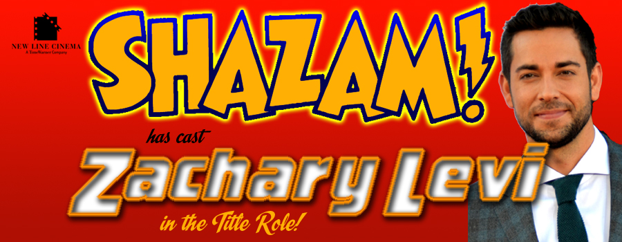 Zachary Levi is Captain Marvel in Shazam! border=