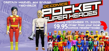 Shazam! and Sivana Pocket Super-Heroes 2-pack $9.95
