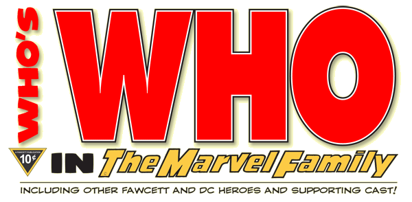 Whos's Who in The Marvel Family