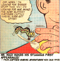 Mister Mind makes his first appearance.