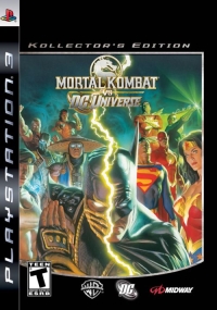 Alex Ross's cover art to the Kollector's Edition of Mortal Kombat Vs DC Universe for the PS3