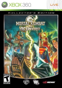 Alex Ross's cover art to the Kollector's Edition of Mortal Kombat Vs DC Universe for the XBox 360